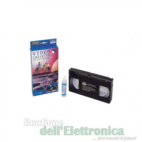 CASSETTA DI PULIZIA VIDEOREGISTRATORI VHS-C