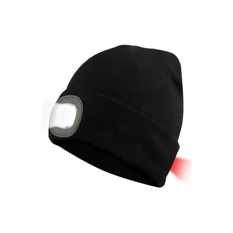 CAPPELLO A LED RICARICABILE 4 LED CON PORTA USB