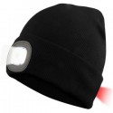 CAPPELLO A LED RICARICABILE 4 LED CON PORTA USB
