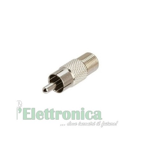 ADATTATORE PRESA F SPINA RCA