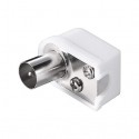 SPINOTTO COASSIALE TV Ø 9,5MM 90° PIATTA