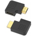 ADATTATORE HDMI SPINA / PRESA 90° FLAT 4K