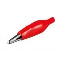 PINZA A COCCODRILLO ISOLATA ROSSA GRANDE
