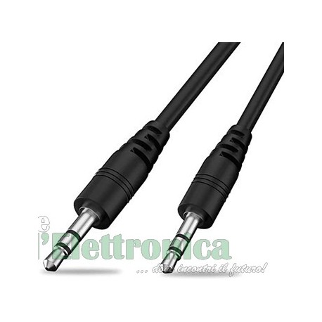 CAVO AUDIO JACK 3,5 STEREO-JACK 3,5 STEREO LUNGHEZZA 1,5 METRI