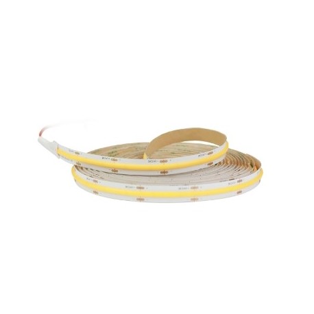 KIT STRISCIA LED 5 METRI COB 320LED/M 5W/M 520LM/M 4000°K IP20