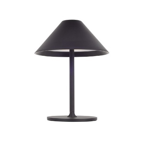 LAMPADA DA TAVOLO IN ALLUMINIO A BATTERIA 3 WATT COLORE NERA