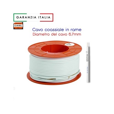 CAVO COASSIALE DG 135 CAVEL IN MATASSA DA 25 METRI