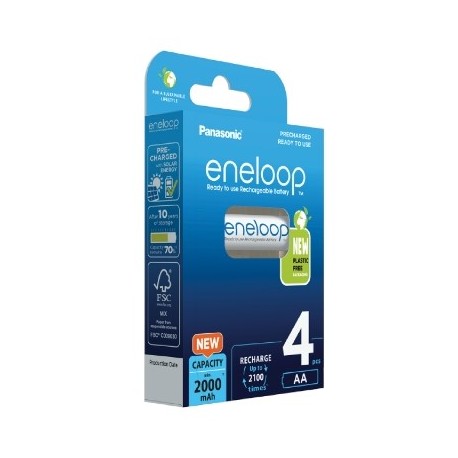 BATTERIA NI-MH AA 2000 MAH ENELOOP HR3UTGB-4BP