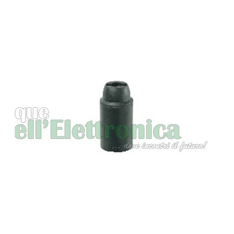 PORTALAMPADA MIGNON E14 NERO VIMAR