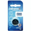 PILA BOTTONE LITIO CR2025 RENATA 3 VOLT