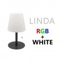 LAMPADA LED DA TAVOLO RGB+WHITE MODELLO LINDA