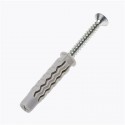 TASSELLI MULTIUSO 6x30mm A 6 ALETTE SETTORI CON VITI TSP ZINCATE CONF 10 PEZZI