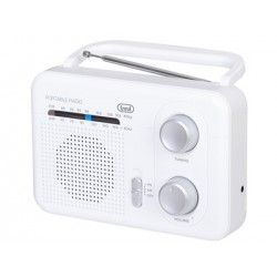 RADIO PORTATILE 2 BANDE AM FM TREVI RA 7F64 BIANCO