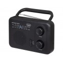 RADIO PORTATILE 2 BANDE AM FM TREVI RA 7F64 NERO