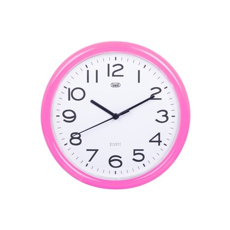 OROLOGIO DA PARETE 24 CM TREVI OM 3301 ROSA