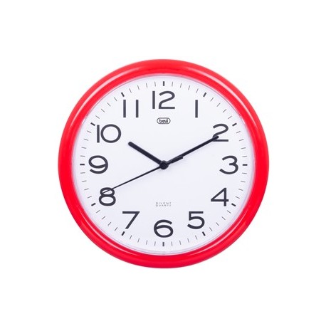 OROLOGIO DA PARETE 24 CM TREVI OM 3301 ROSSO