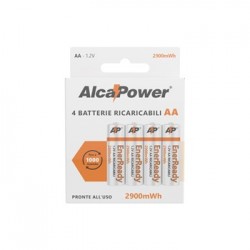 BATTERIE RICARICABILI NI-MH AA DA 2900mA PRONTE ALL'USO