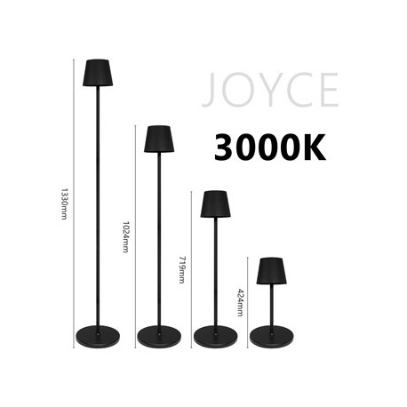 LAMPADA LED DA PAVIMENTO E DA TAVOLO COLORE NERO