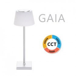 LAMPADA LED DA TAVOLO CCT DIMMERABILE COLORE ARGENTO