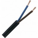 CAVO ELETTRICO BIPOLARE 2X0,75 mm COLORE NERO MATASSA DA 100 METRI