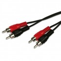 CAVO AUDIO 2 SPINA RCA- 2 SPINA RCA LUNGHEZZA 1,20 METRI