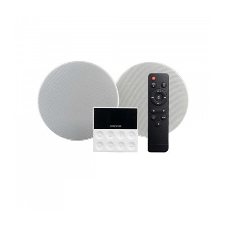 SISTEMA AUDIO CON 2 ALTOPARLANTI A SOFFITTO