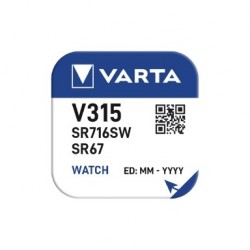 PILA BOTTONE 315 OSSIDO D\'ARGENTO VARTA V315 (SR716SW)