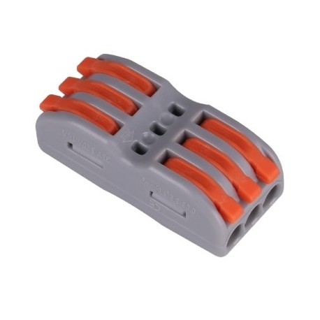 CONNETTORE RAPIDO PASSANTE 2P 2,5MM2