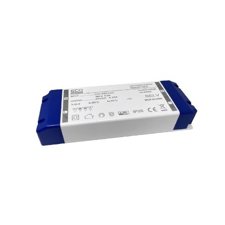 ALIMENTATORE PER STRISCE LED SLIM 150 WATT 24 VOLT