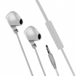 AURICOLARI FILARI CON ATTACCO JACK 3,5 MM COLORE BIANCO GARANZIA A VITA