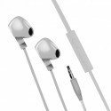 AURICOLARI FILARI CON ATTACCO JACK 3,5 MM COLORE BIANCO GARANZIA A VITA