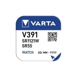 PILA BOTTONE 391 OSSIDO D\'ARGENTO VARTA V391 (SR1120W)