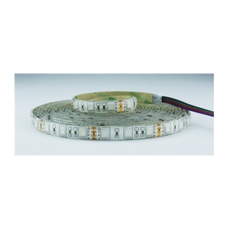 STRISCIA LED 12V 5050 60LED/M 14,4W/M RGB IP65