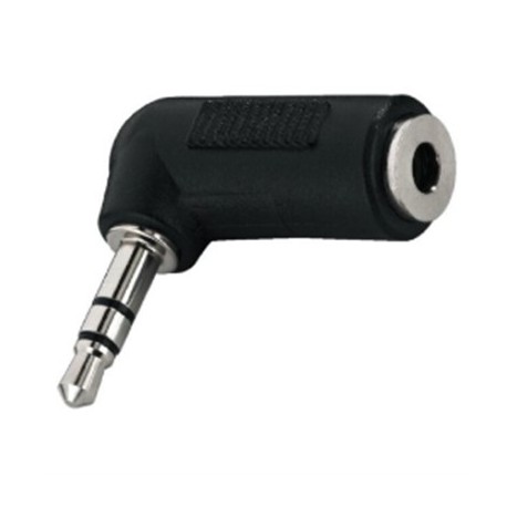 ADATTATORE DA SPINA 3,5MM STEREO A PRESA 3,5MM STEREO 90°
