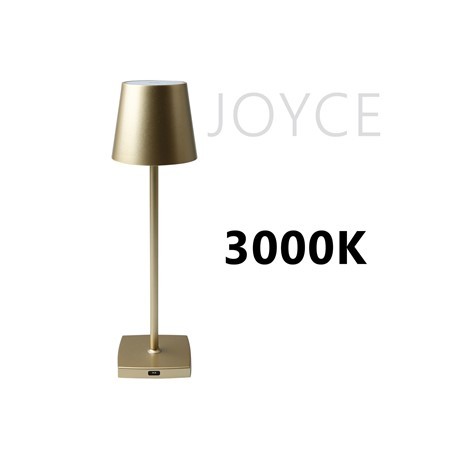 LAMPADA A LED DA TAVOLO DIMMERABILE MODELLO JOYCE COLORE ORO