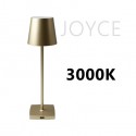 LAMPADA A LED DA TAVOLO DIMMERABILE MODELLO JOYCE COLORE ORO