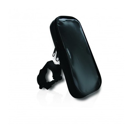 SUPPORTO PER SMARTPHONE PER MANUBRIO BICICLETTA COLORE NERO