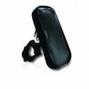 SUPPORTO PER SMARTPHONE PER MANUBRIO BICICLETTA COLORE NERO