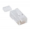 SPINA PLUG RJ45 CAVEL ORIGINALE CATEGORIA6-6A DIAMETRO FORI 1,1mm X CAVO LAN640-LAN6A40