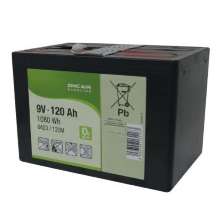 BATTERIA ZINCO-ARIA ALCALINA PER PARCOMETRO / RECINTI 9V SKB EZ8 9/130B
