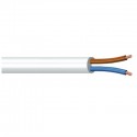 CAVO ELETTRICO MULTIPOLARE 2X0,50 COLORE BIANCO
