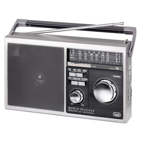RADIO PORTATILE MULTIBANDA USB MICRO SD AUX-IN BLUETOOTH TREVI MB 749 W