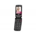 TELEFONO CELLULARE CON APERTURA A CONCHIGLIA TREVI FLEX 50 C NERO