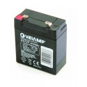 BATTERIA RICARICABILE AL PIOMBO 4 VOLT 3 AMPER ATTACCHI FASTON