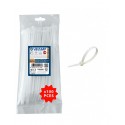 FASCETTA BIANCHE IN NYLON 2,5x150 CONFEZIONE DA 100pz