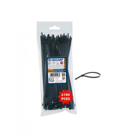 FASCETTA NERE IN NYLON 2,5x150 CONFEZIONE DA 100pz