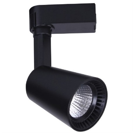 FARETTO SPOT LED ORIENTABILE EOLO NERO PER BINARIO MONOFASE FARETTO SPOT LED ORIENTABILE EOLO NERO PER BINARIO MONOFASE