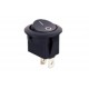 INTERRUTTORE A BASCULA UNIPOLARE NERO ON-OFF
