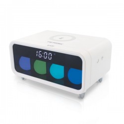 SVEGLIA LUMINOSA CON RICARICA AD INDUZIONE PER SMARTPHONE