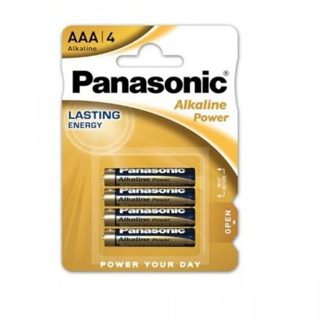 BATTERIA MINISTILO ALCALINA AAA PANASONIC ALKALINE POWER BLISTER DA 4PCS